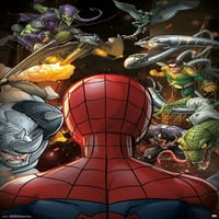 Марвел стрипови - Spider -Man - Постер за wallидови на негативци, 22.375 34