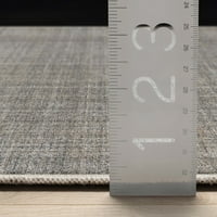 Добро ткаени апстрактни пукна модерна ретро карирана карирана рамна ткаенина беж антрацит 7'7 9'10 Област килим