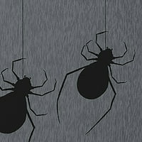 Едноставно Дејзи што виси пајаци челик сива Ноќта на вештерките, кинил, 2 '3' '