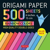Оригами хартија Листови Виножито Бои 6&цитат;