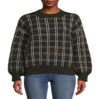 Trendубов тренд во њујоршки женски мамки џемпер од пулвер
