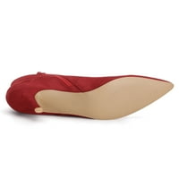 Уникатни поволни цени за женски зашилени пети лак стилето чизми на глуждот со високи потпетици