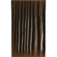 Ekena Millwork 4 H 4 D 48 W Sandblasted Fau Wood Camplace Mantel Kit W alamo Corbels, Premium AdEd
