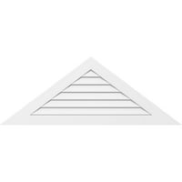 84 W 42 H Триаголник Површински монтирање PVC Gable Vent Pitch: Нефункционален, W 3-1 2 W 1 P Стандардна рамка