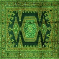 Ахгли Компанија Затворен Круг Персиски Зелен Традиционален Простор Килими, 7 ' Круг