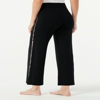 Софија интимира од Софија Вергара женски и женски плус големина плетени широки панталони за нозе Капри