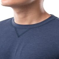 Машка маица со долг ракав на Ли, Француски Тери, до 5xl