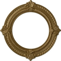Екена Милвир 1 8 ОД 8 ИД 5 8 П Бенсон Медалјон, рачно насликано бледо злато