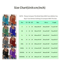 Женски Блузи Блуза Обични Графички Отпечатоци Со Долги Ракави Женски Маици Хенли Мода Виолетова 3XL