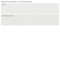 Колекција за прилагодени рефлексии, 2 ролетни со безжични фуни, бели, 5 8 ширина 72 Должина