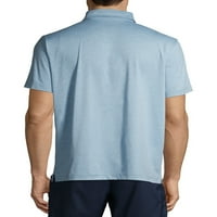 Поло кошула за кратки ракави на Georgeорџ и голем машки, големини до 3xl