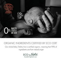 Еко Од Нати, Бебешки Шампон, органски растителни состојки со 0% парфем, Хипоалергично и дерматолошки тестирано, шише мл